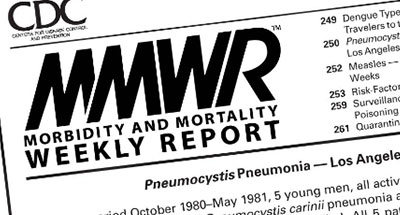 Image of the CDC's Morbidity and Mortality Weekly Report (MMWR)