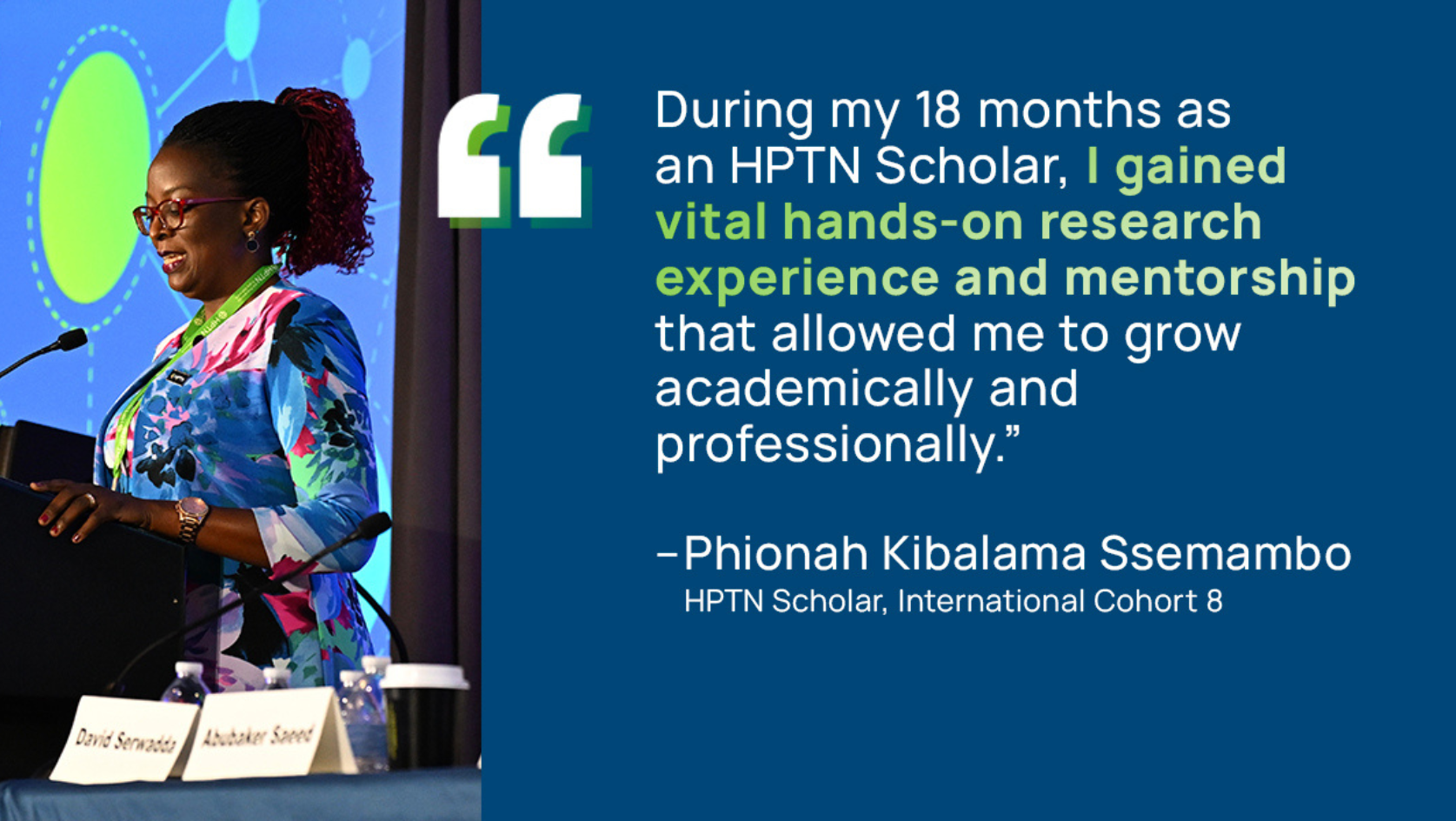 HPTN Scholars Program