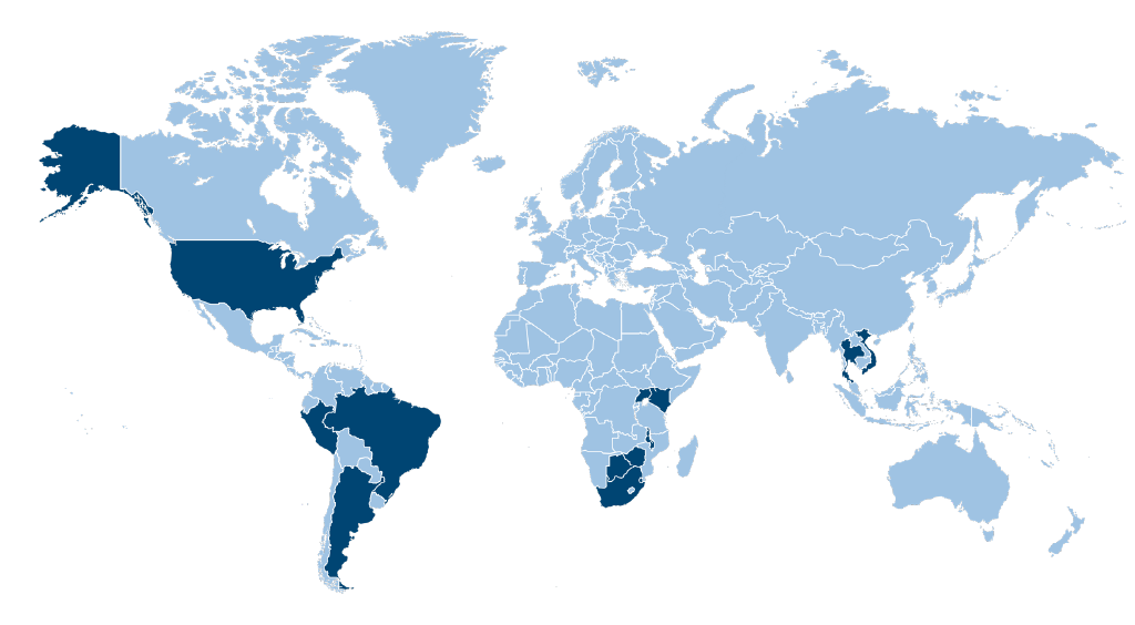 Map of HPTN Populations