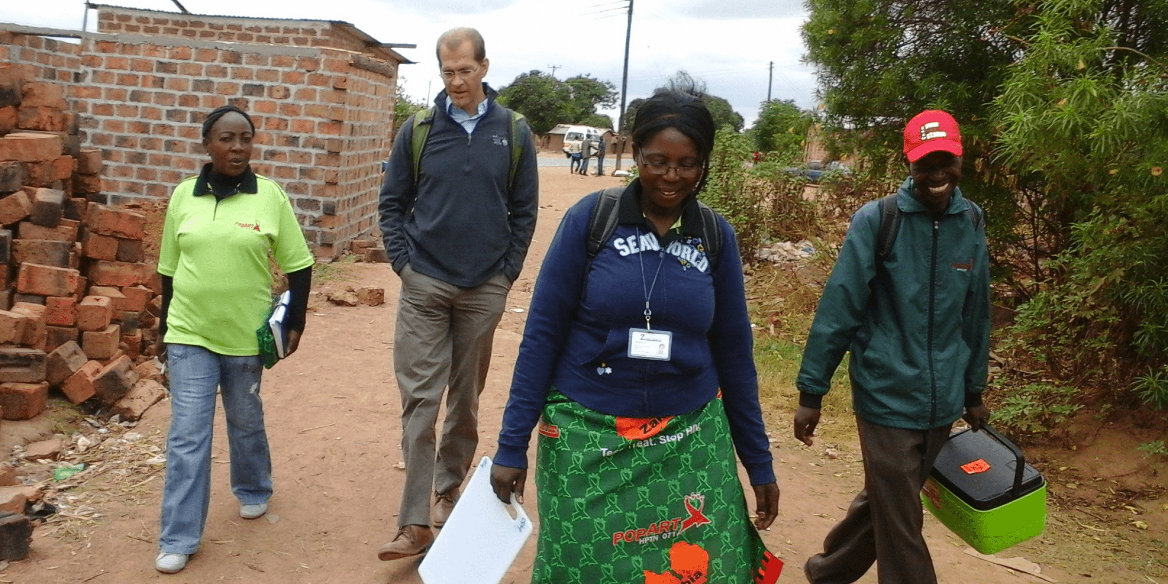 Image of site monitoring staff at work.